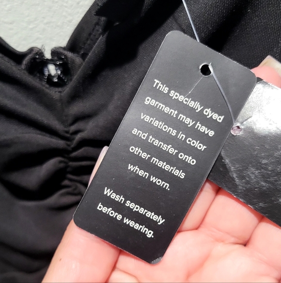 NWT Torrid Black Maxi Jersey Off Shoulder Dress Size 1X - Picture 9 of 12